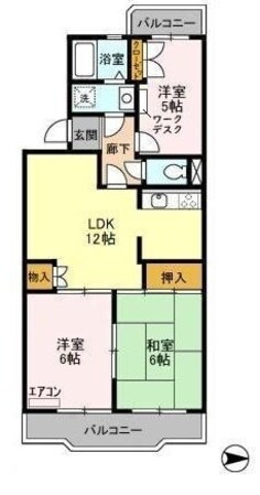 ビューコート学園台　の物件間取画像